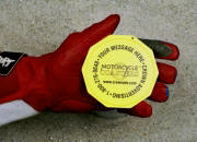 Kickstand plate fits easily in hand.